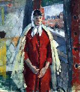 Rik Wouters Woman at the Window oil on canvas